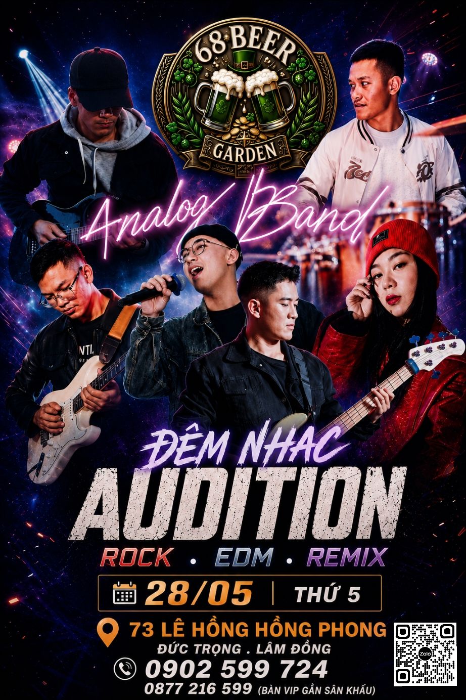 Poster Sự Kiện Âm Nhạc tại 68 Garden