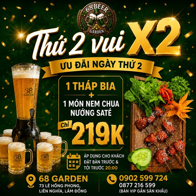 Avatar Bài Viết Tặng Tháp Bia Thứ 2
