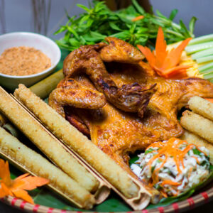 Gà Nướng Cơm Lam
