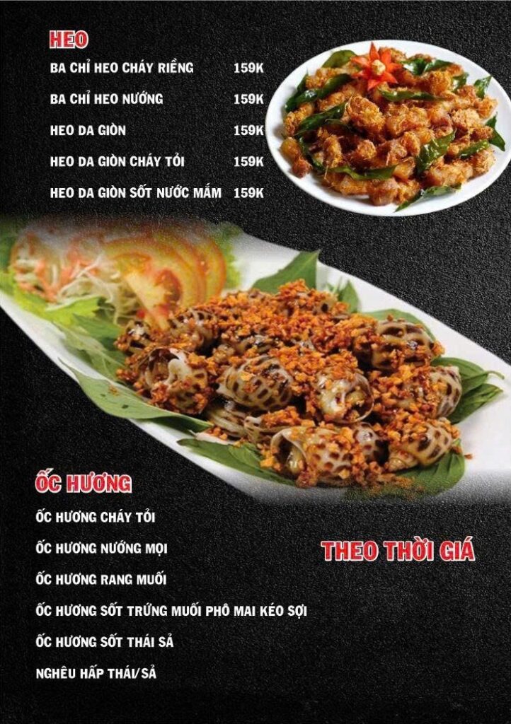 Menu Thực Đơn 68 Garden Đức Trọng 73 Lê Hồng Phong 6
